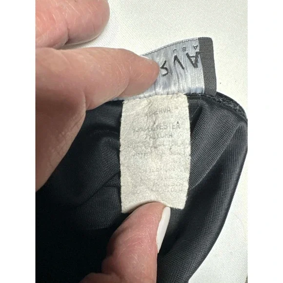 Minerva Size S Black Velvet Slip Mini Dress Sleek 90s Y2K Bodycon Goth - Picture 4 of 7